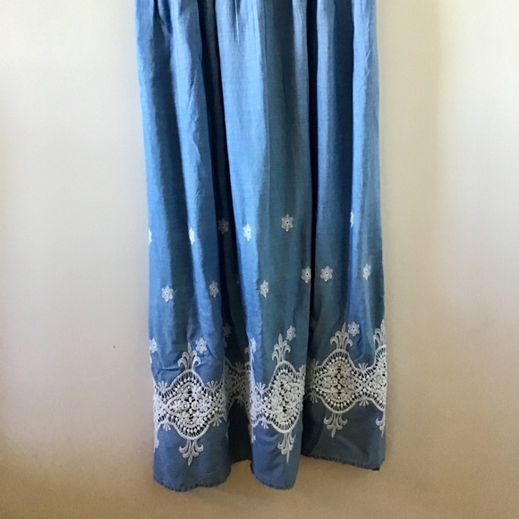 Desigual Innocense Maxi Dress With Embroidery - Picture 8 of 9